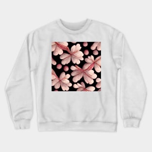 Pink Sakura Blossom Flower Pattern #3 Crewneck Sweatshirt